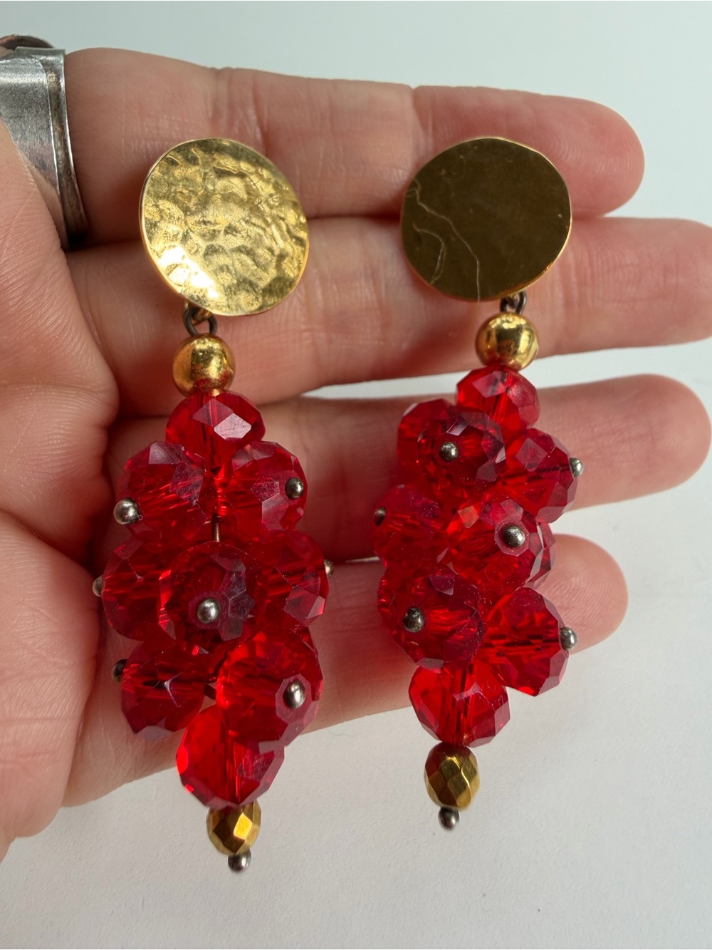 Saks 5th ave vintage crystal earrings